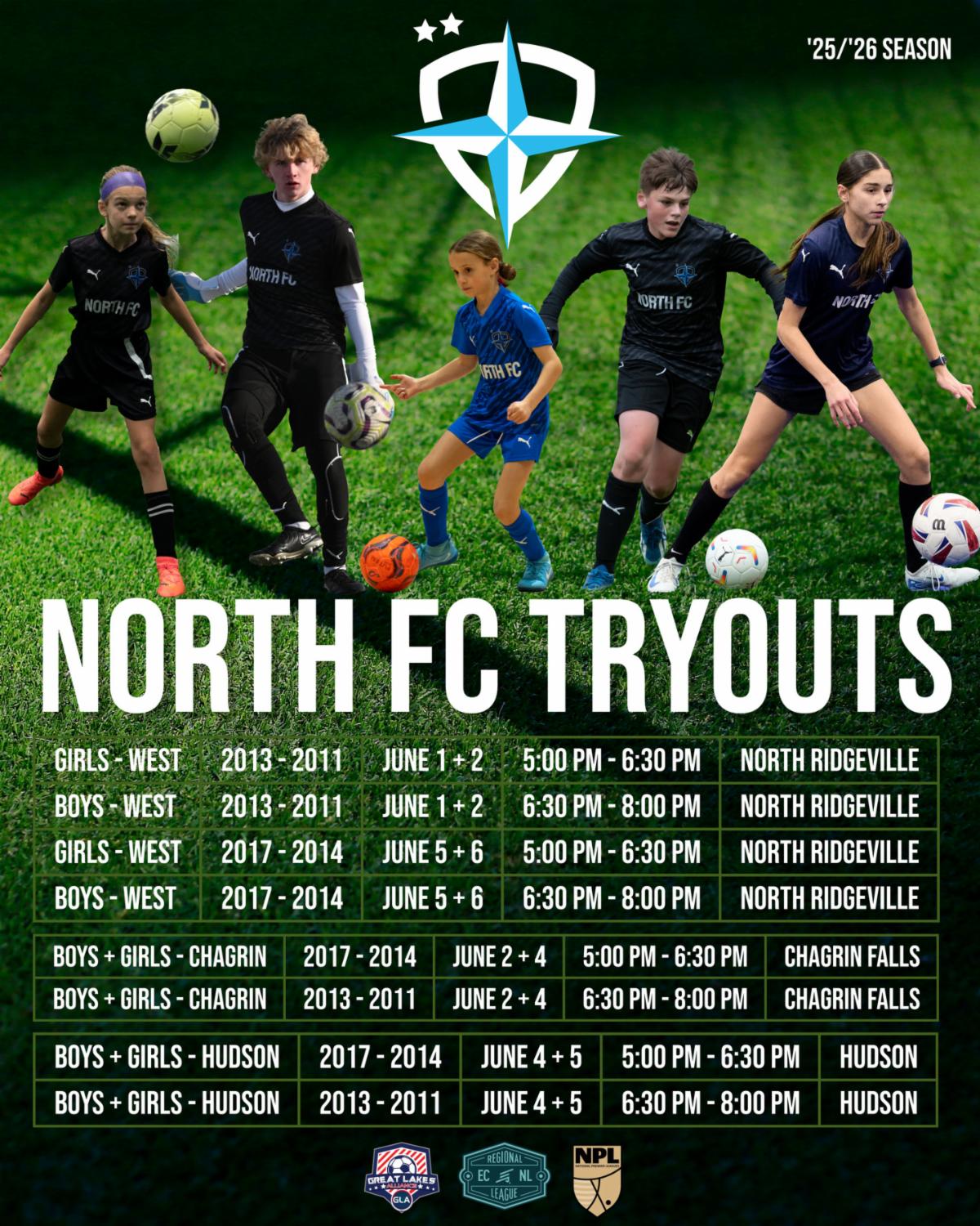 North FC 25 26 tryout